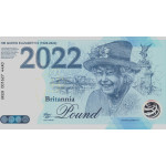 One Banknote Queen Elizabeth II - HM